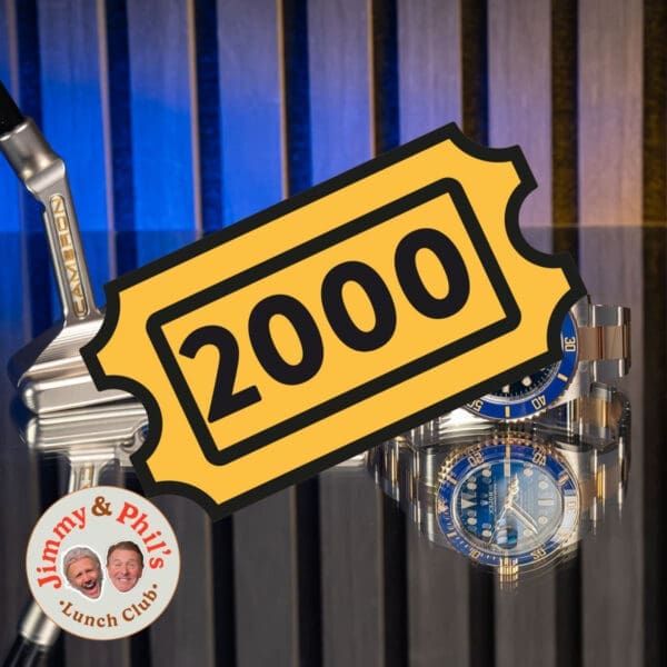 WIN 2000 TICKETS INTO ROLEX BLUESEY COMP #6