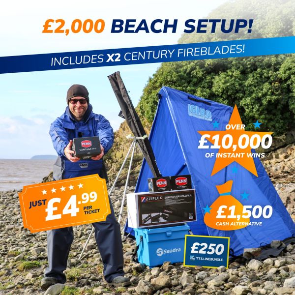 £2,000 Full Beach Set up + £10k of Instant Wins!