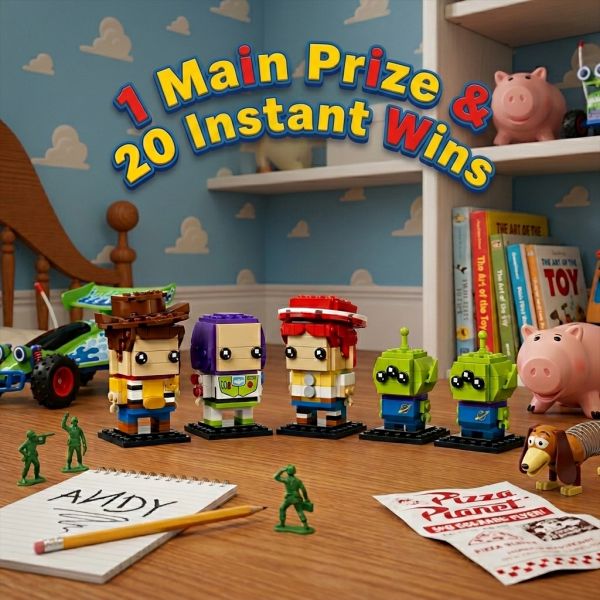 Lego Toy Story – 1 Main Prize & 20 Instant Wins