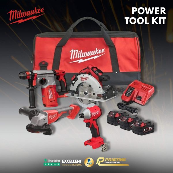 NEW Milwaukee M18BLPP4A2-503B Power Tool Kit #2