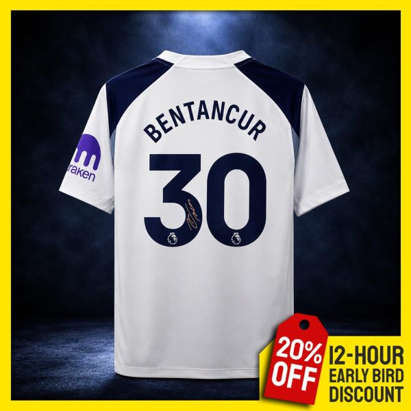 Rodrigo Bentancur Signed Spurs Shirt!