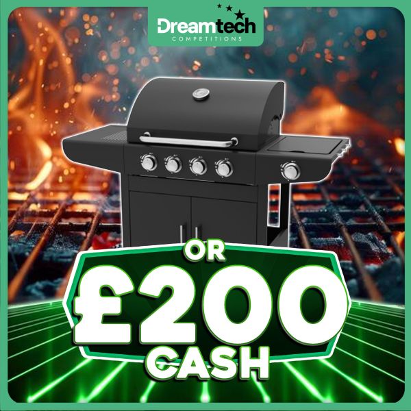 WIN a Boss Grill 4 Burner Gas BBQ For Just 2p!
