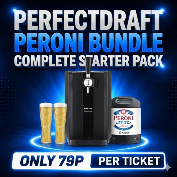 WIN A PERFECTDRAFT PERONI STARTER BUNDLE FOR 79P! 🍺