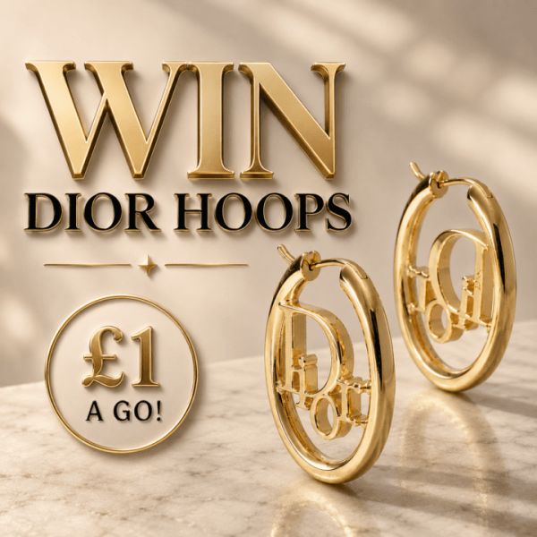 STUNNING DIOR HOOPS