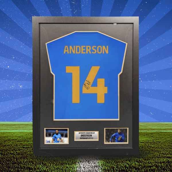 Birmingham Competition! Win this Keshi Anderson Signed & Framed Birmingham Shirt!