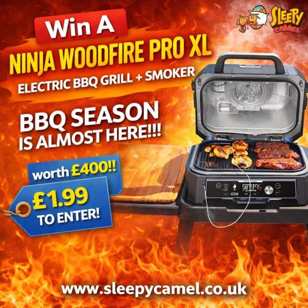 Ninja Woodfire Pro XL Electric BBQ Grill & Smoker