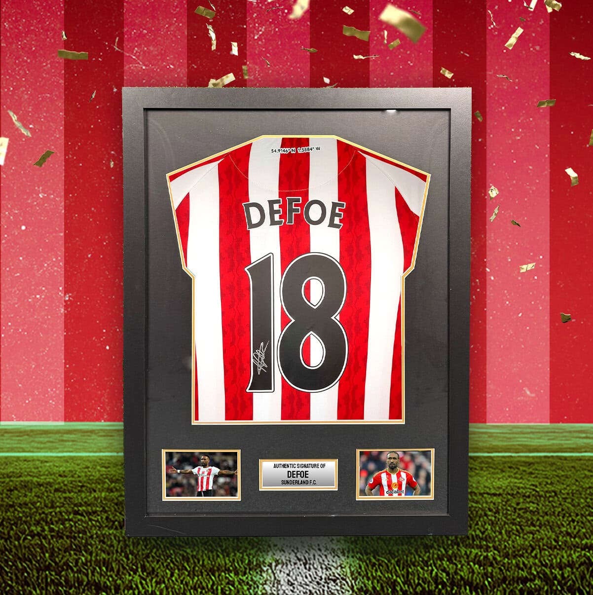 FP99 Competition! Win a Jermaine Defoe signed & framed Sunderland shirt!