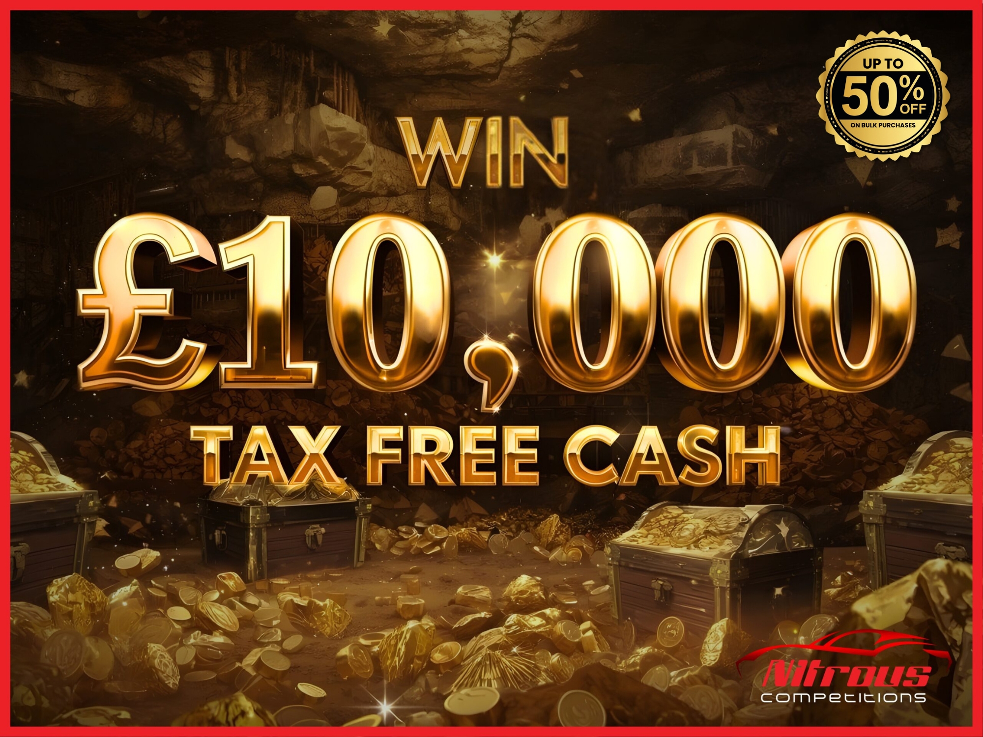 £10,000 TAX FREE CASH [Draw March 7th]