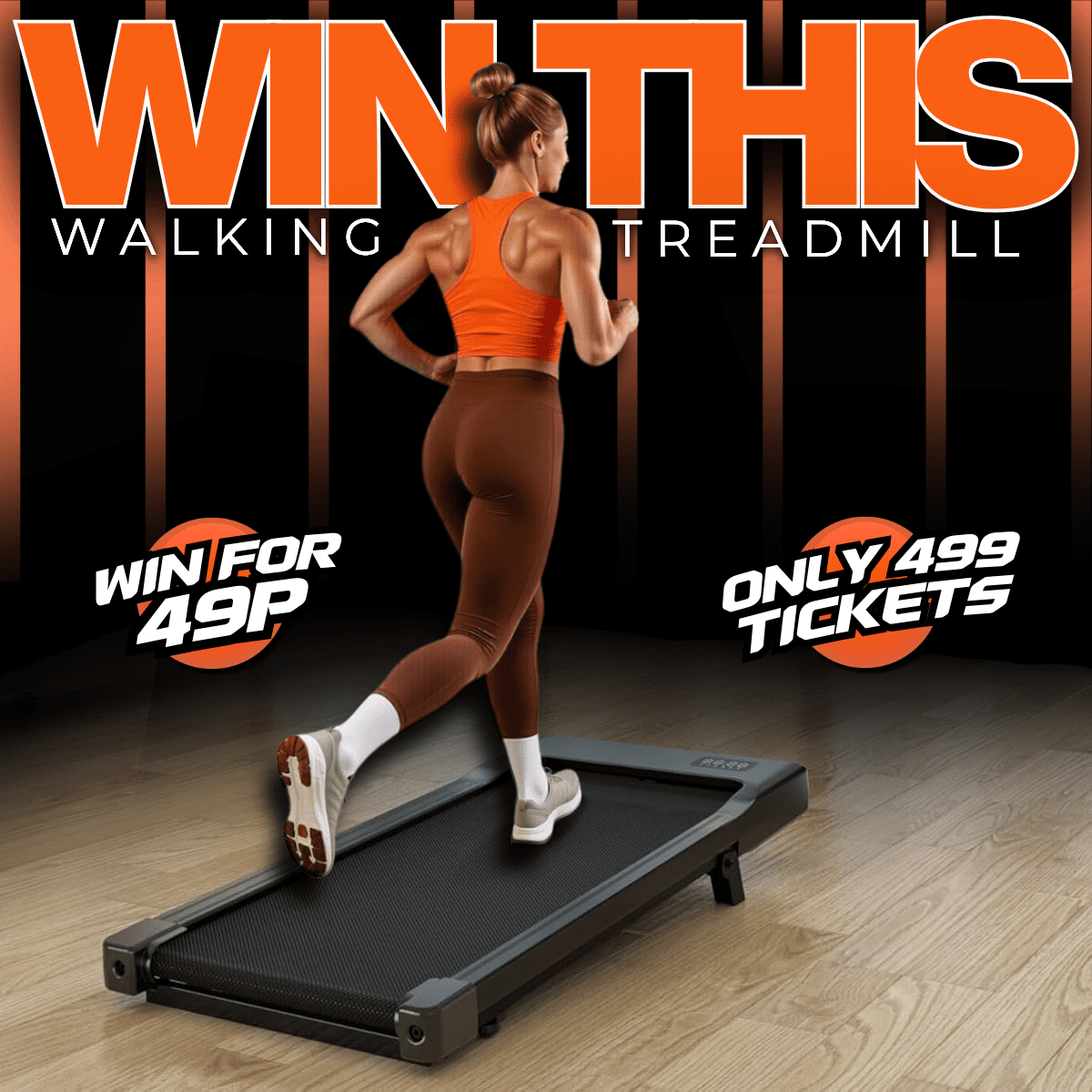 Win this Walking Pad Treadmill