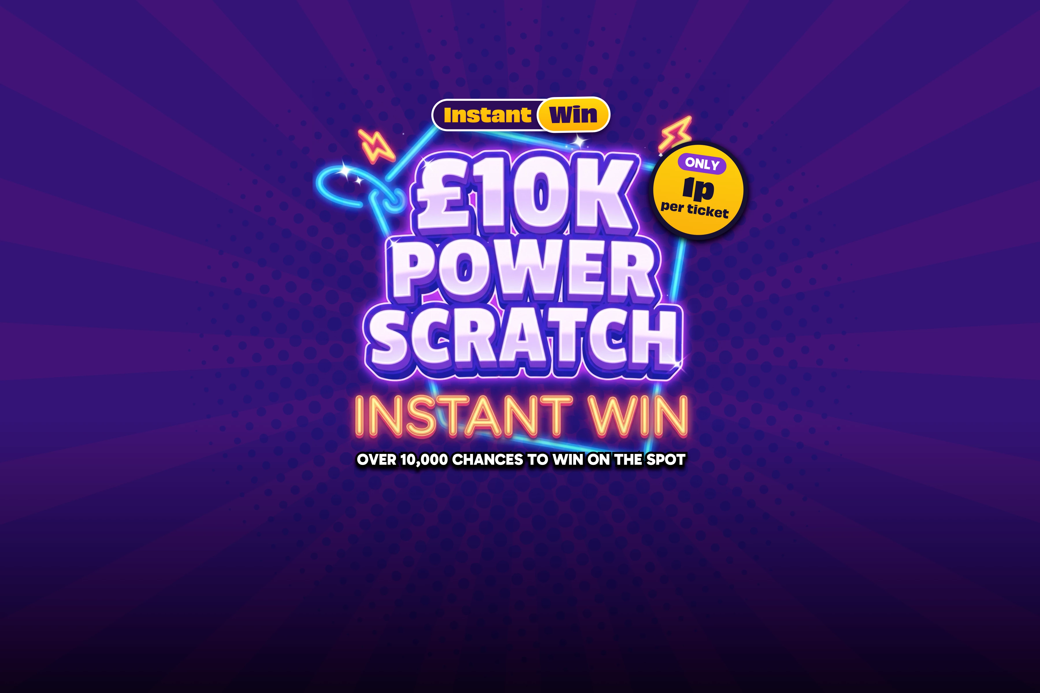 1p Instant Win Scratchcard