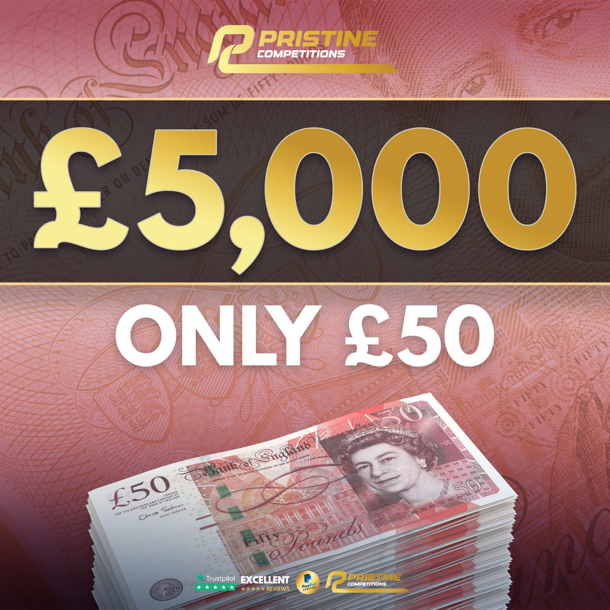 Wednesdays £5,000 For £50