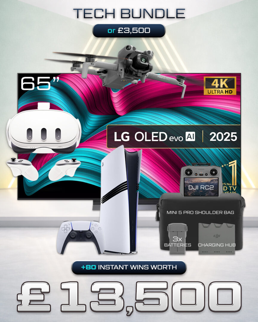 Tech Bundle Or 3500 With 13500 Of Instant Wins