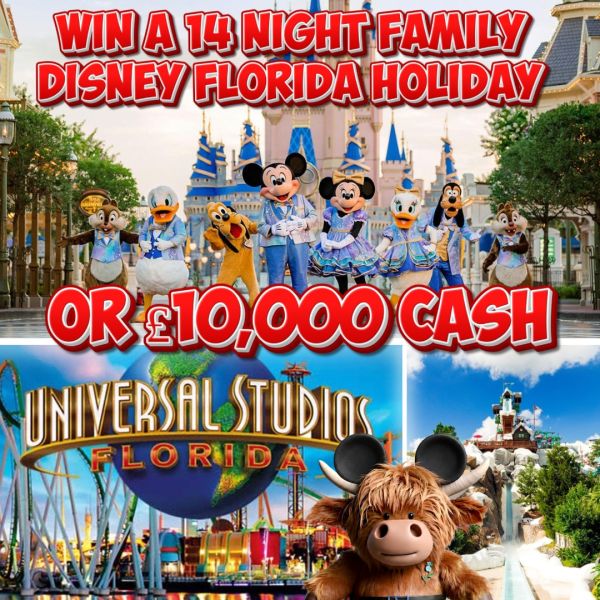 Making Dreams Come True in 2027 – 14 Night ULIMATE Family Holiday to Orlando, Florida Including 14 Days Park Tickets & £2,000 Spending Money