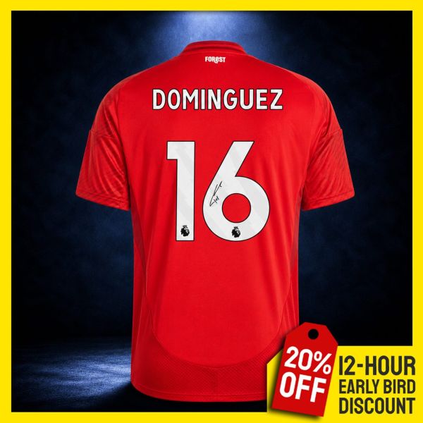 Nicolás Domínguez Signed Forest Shirt!