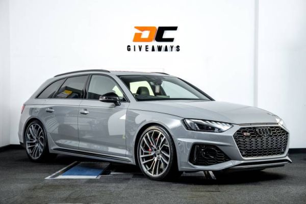 Win this Audi RS4 Vorsprung u0026 £3,000 or £46,000 Tax Free