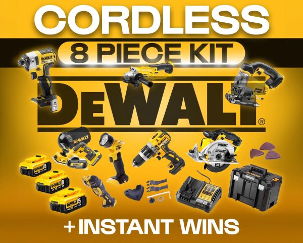 DEWALT 8 PIECE KIT!