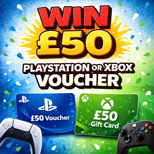WINNER PICKS £50 GAMING VOUCHER