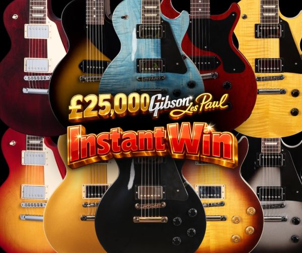 £25,000 Gibson Les Paul Instant Win!