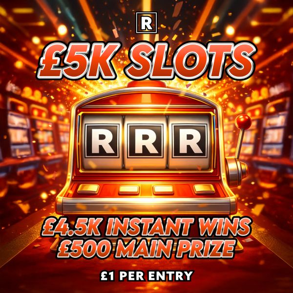 £5K SLOTS! – £4500 Instant Wins – £500 Main Prize