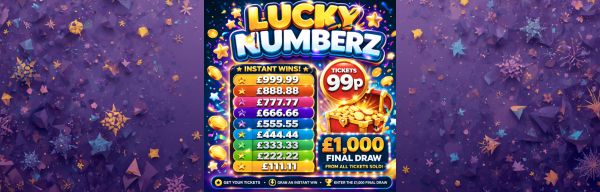 Lucky Numberz £1,000 + BIG Instant Wins