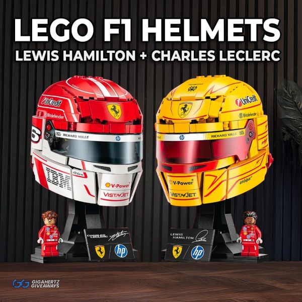 NEW | LEGO F1 Ferrari Helmets Bundle