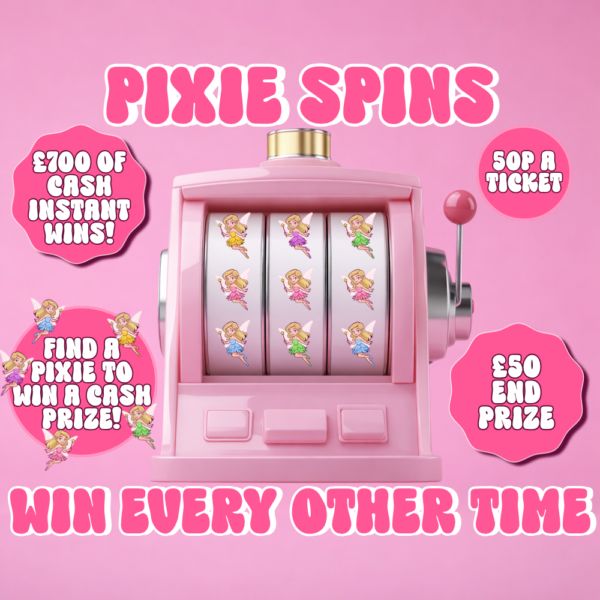 Pixie Spins – Win Every Other Time!