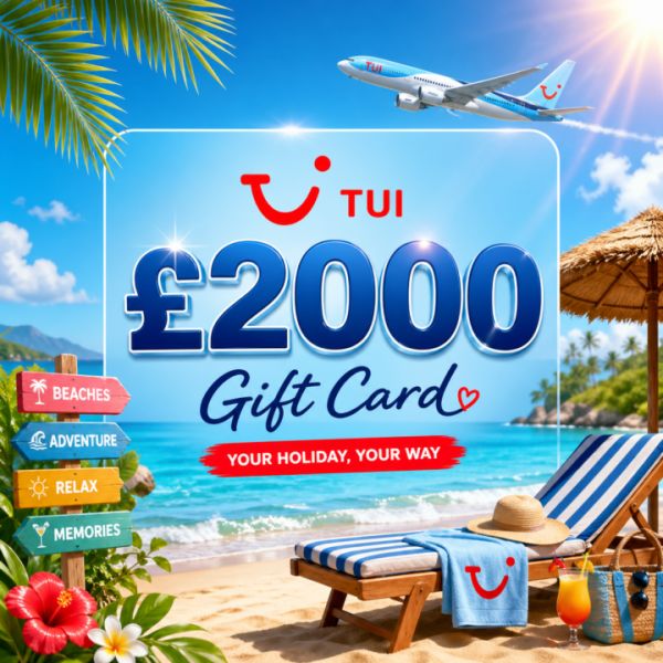 £2000 TUI GIFT CARD