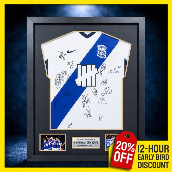 Squad Signed & Framed Birmingham Shirt!