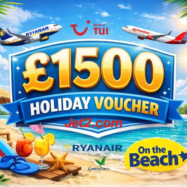 £1500 Holiday Voucher of Your Choice