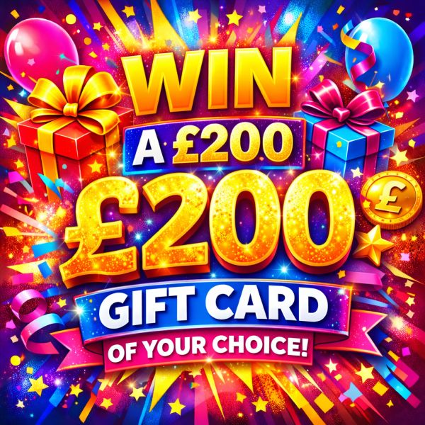 £200 Gift Card of Choice 25.03.26