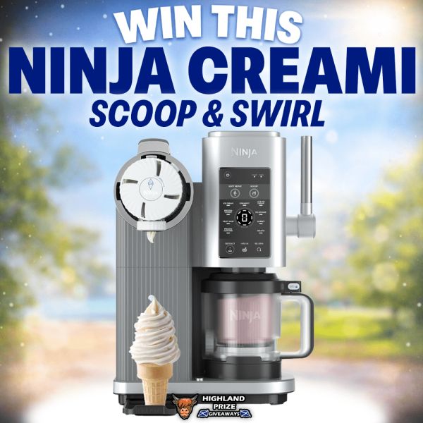 NINJA CREAMI SCOOP & SWIRL OR £230 CASH ALTERNATIVE + 10 INSTANT WINS