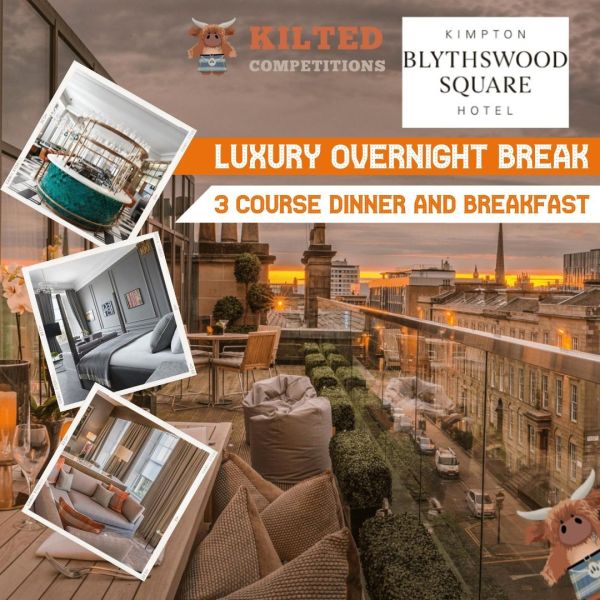 Luxury Suite Experience at the Blytheswood Square Hotel Glasgow with Dinner, Bed & Breakfast