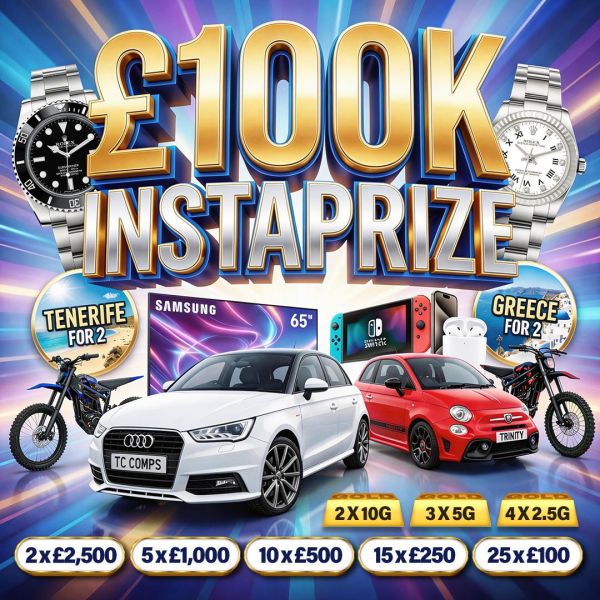 £100K INSTAPRIZE WIN BIG INSTANTLY!