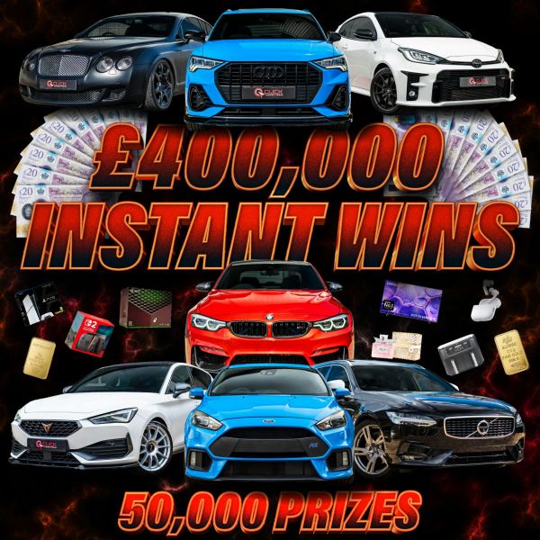 OVER 60,000 INSTANT WINS + £2,000 END PRIZE!