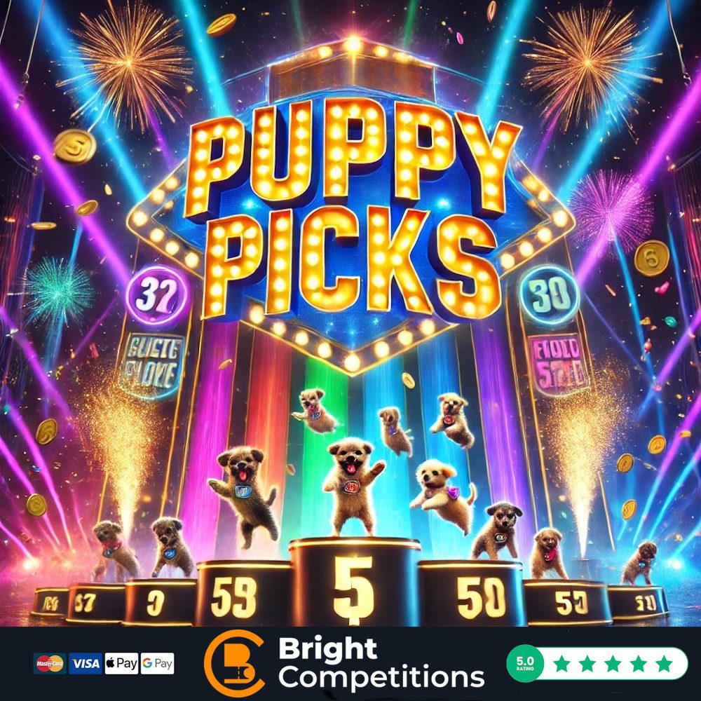 Puppy Picks – 200 Instant Wins & 2x £50 Jackpots