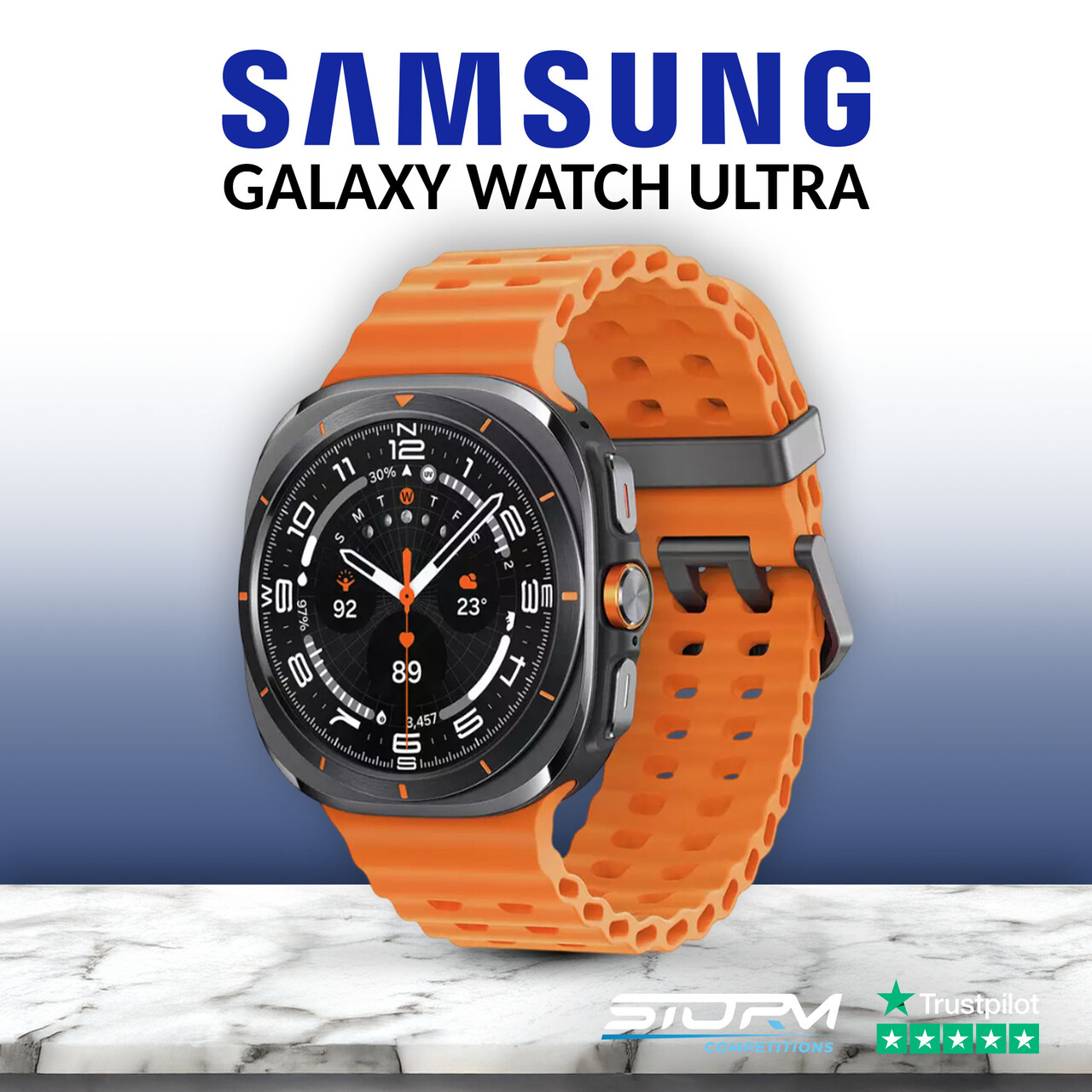 Samsung Galaxy Watch Ultra Smart Watch – Grey/Orange #3