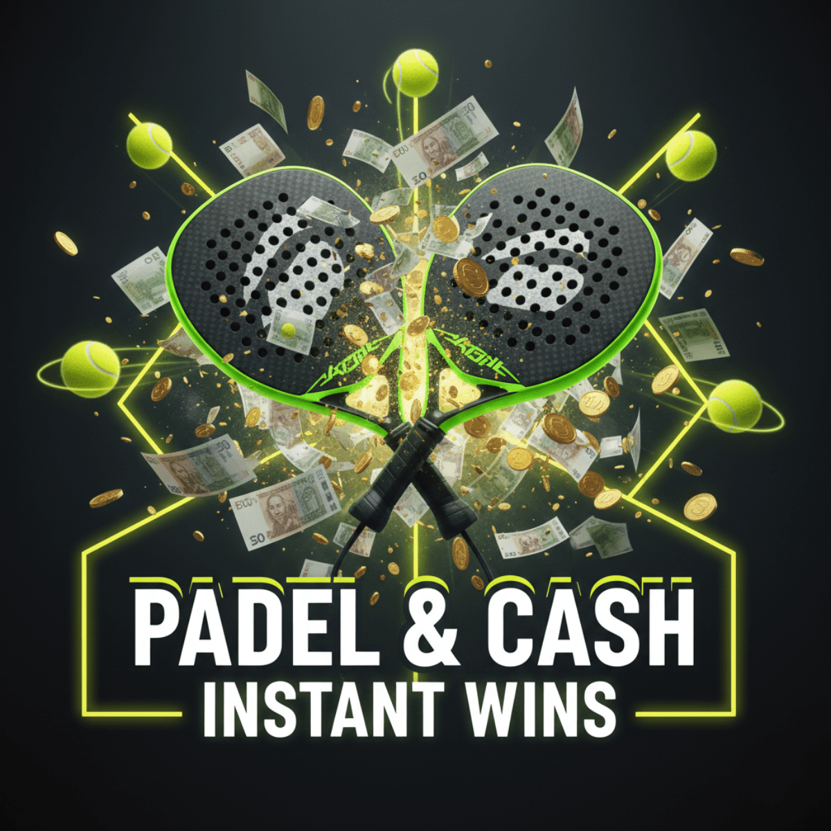 Padel & Cash Instant Wins! 🎾💸