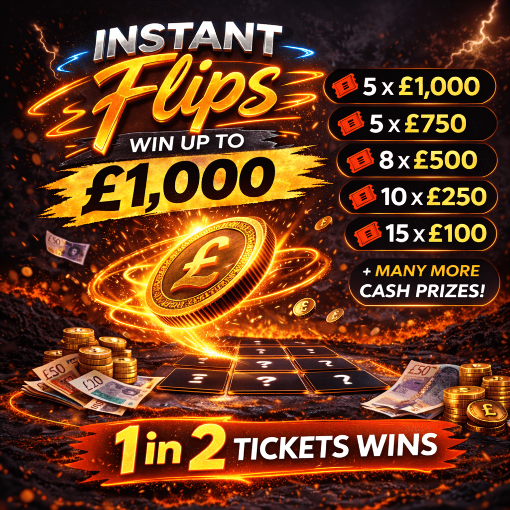 Instant Flips – Win Up To £1,000