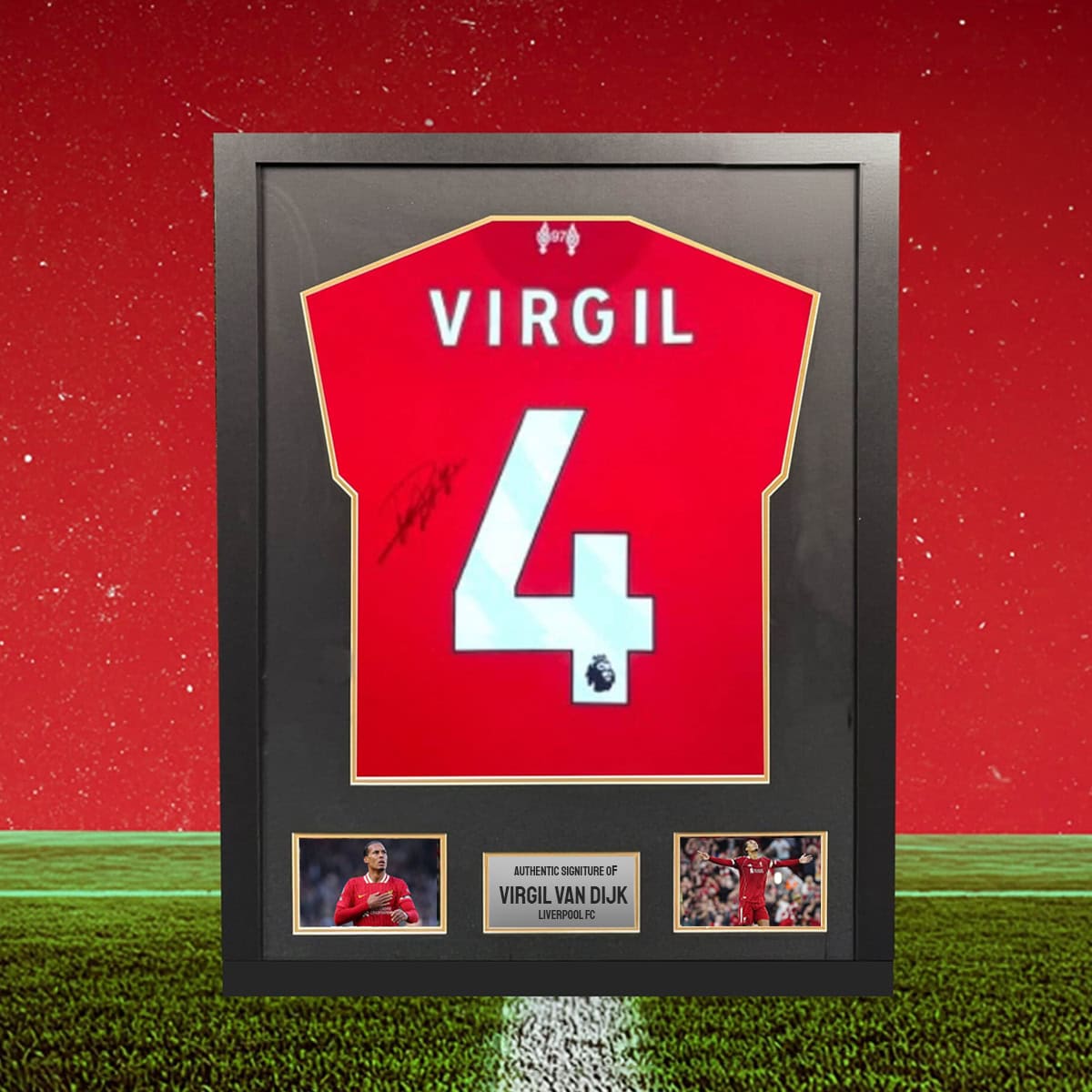 Liverpool Competition! Debut Signature! Win this Virgil Van Dijk signed & framed Liverpool shirt!
