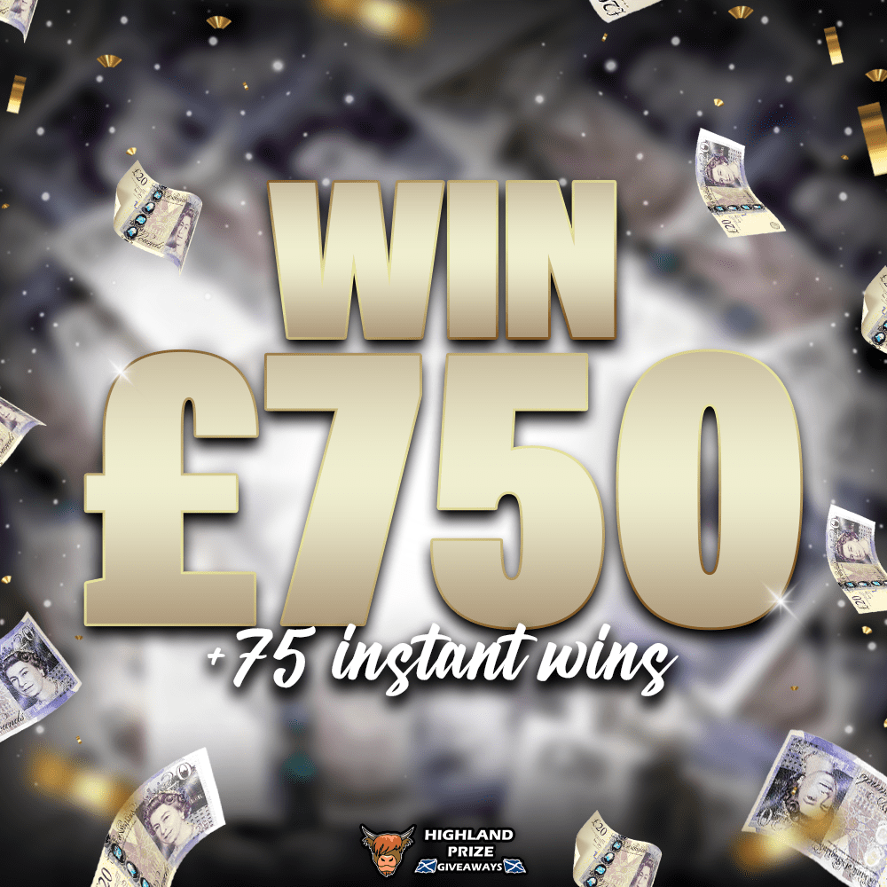 £750 CASH + 75 SITE CREDIT INSTANT WINS WEDNESDAY 25TH MARCH