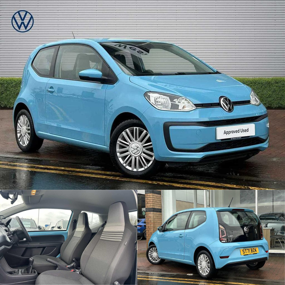 2021 Volkswagen Up – or £6,000 Cash
