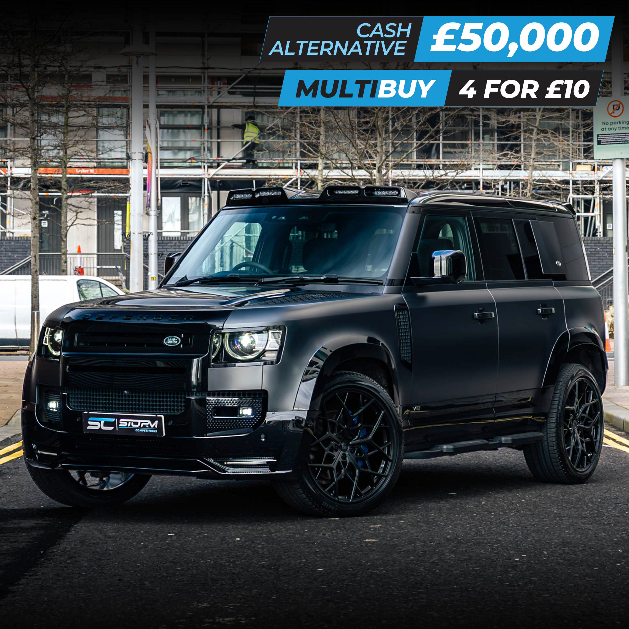 Win A 525PS Supercharged V8 Defender