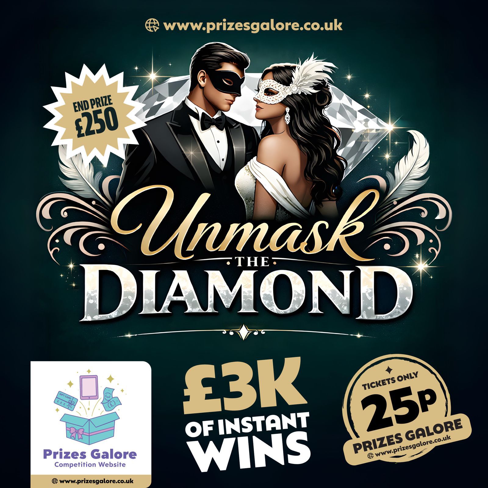 UNMASK THE DIAMOND✨£250