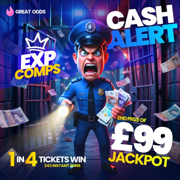 Cash Alert Instant Win – 1 In 4 Wins!