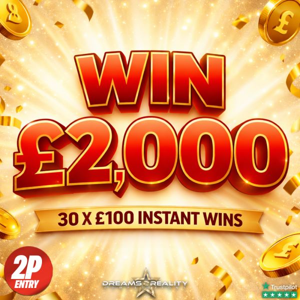 Win £2,000 + 30 x £100 Instant Wins #2