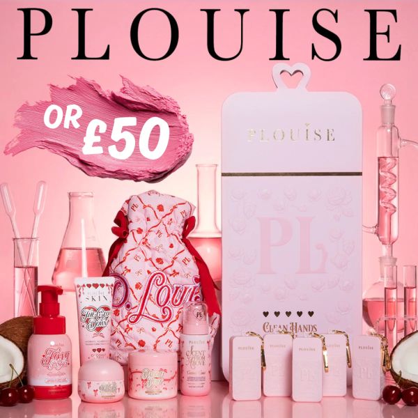 P LOUISE SATIN GLOW GIFT SET OR £50!