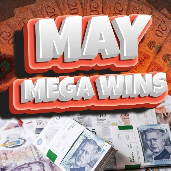 May Mega Wins Instant Win + £2,500 END PRIZE!