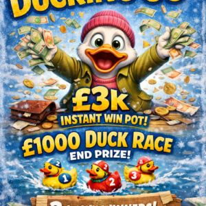 DUCK RACE FOR A GRAND+ INSTANT WINS