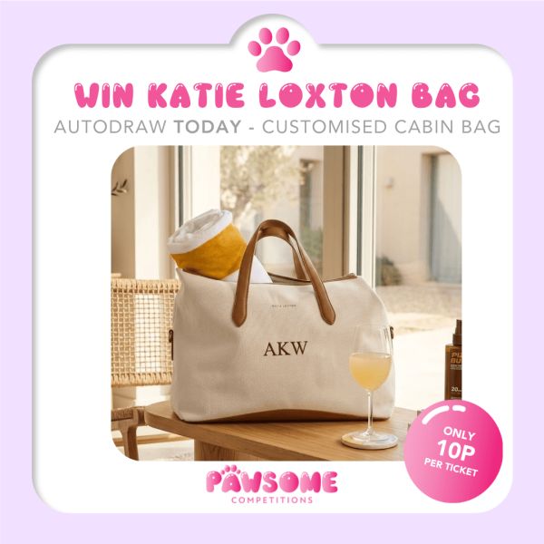 AUTODRAW – WIN A Custom Katie Loxton Bag✈️👜