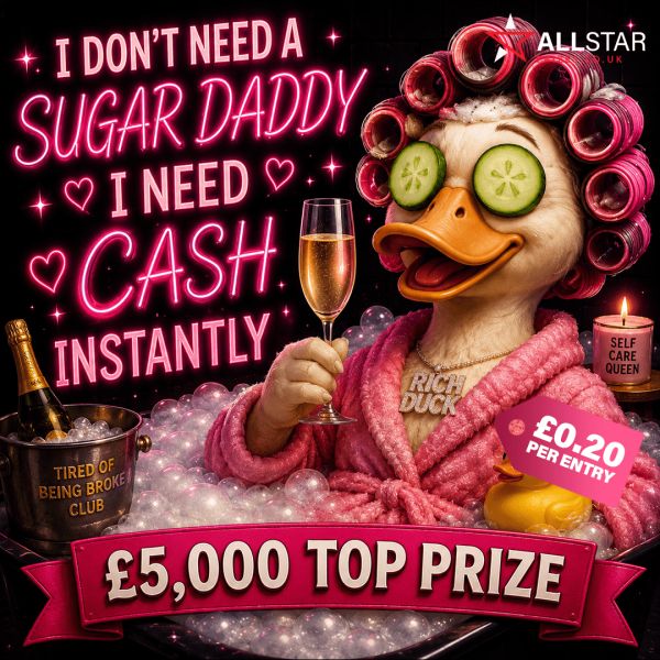 💖✨ All Star Sugar Daddy ✨💖The Ultimate £20K Girls Instant Win💅